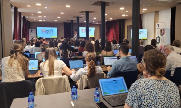 Marta P�rez durante su ponencia