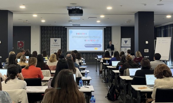 Ramiro Casimiro durante su ponencia