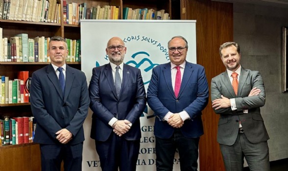 De Izda. a Dcha. Pablo Hervs, Santiago de Andres, Luis Alberto Calvo y Diego Garca