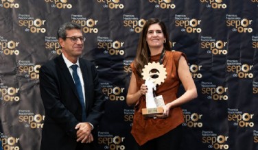 En la imagen Javier Lpez y Mara Jaureguzar