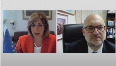 Reunin con la Comisaria europea de Salud, Stella Kyriakides