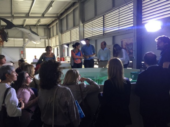 Veterindustria visita Oceanografic