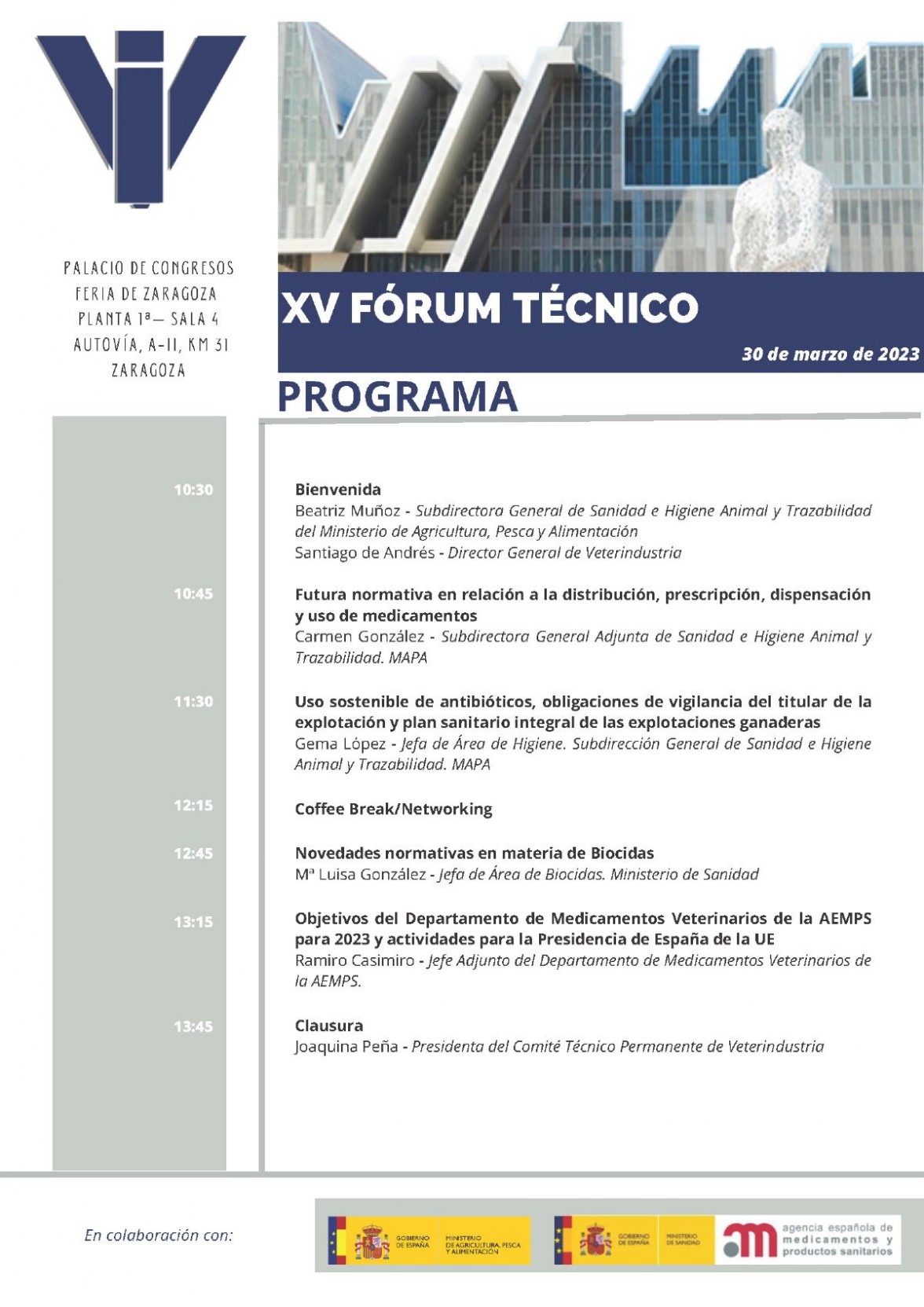 Programa XV Fórum Técnico